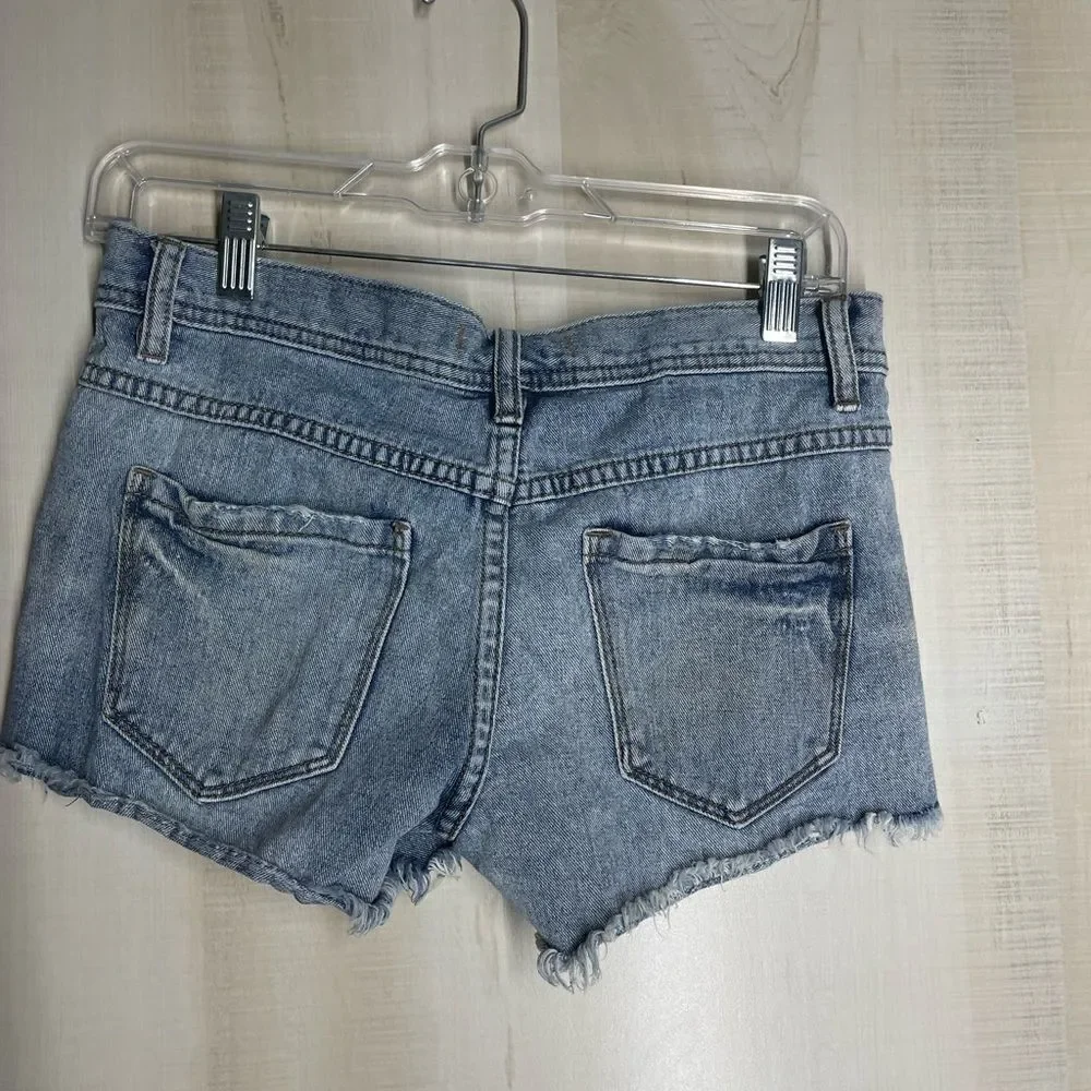 Free People denim jean cut‎ off shorts, size 24